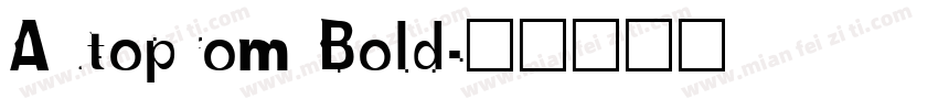 Autoprom Bold字体转换